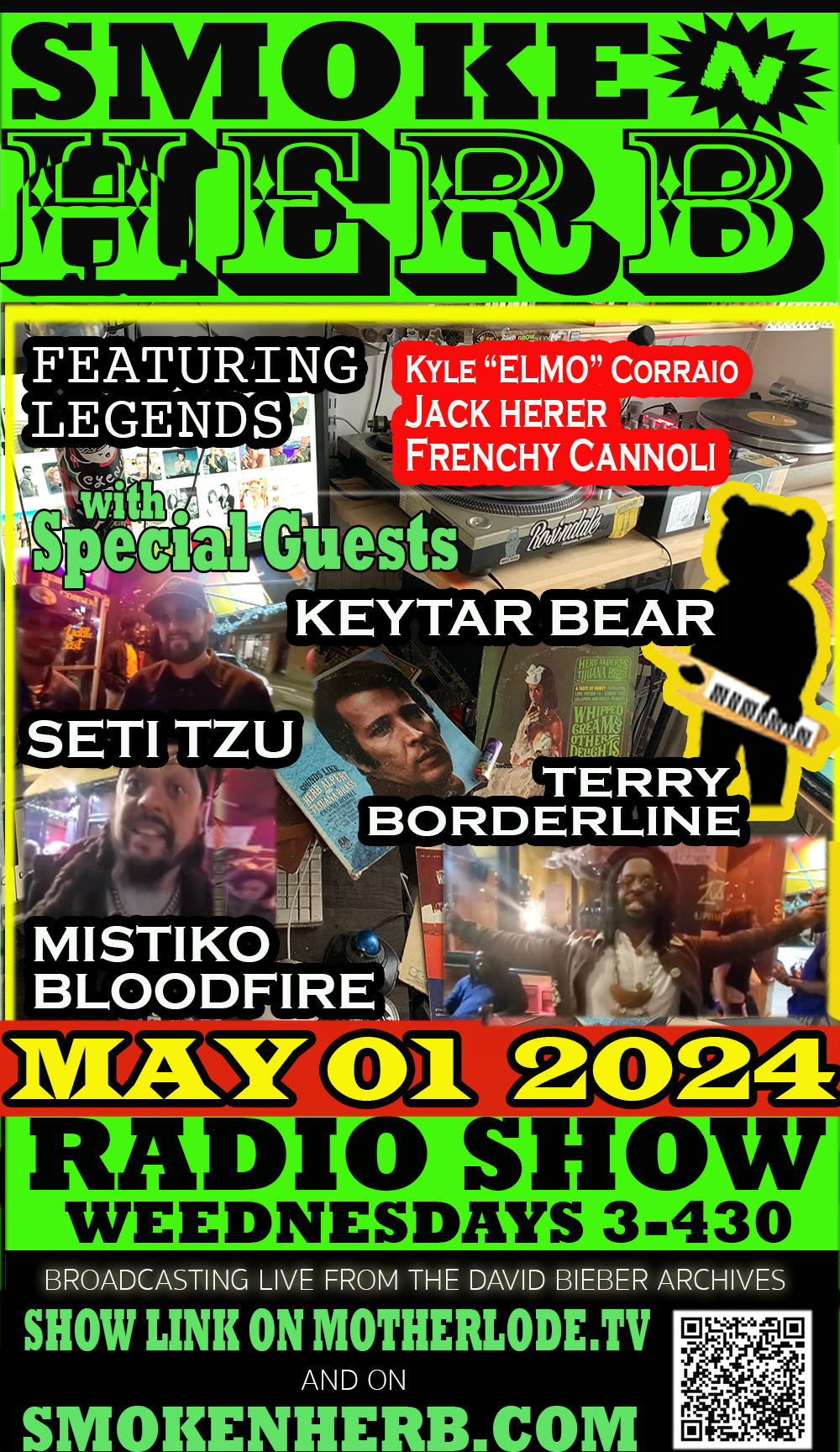 Smoke N Herb Radio feat seti Tzu Keytar Bear
